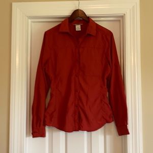 REI long sleeve button down with UPF 40+